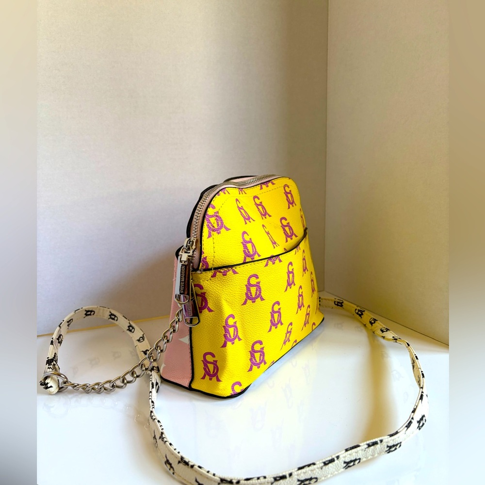 Steve Madden Pink & Yellow Crossbody Bag